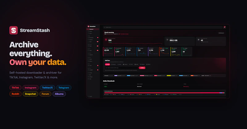 StreamStash screenshot 1