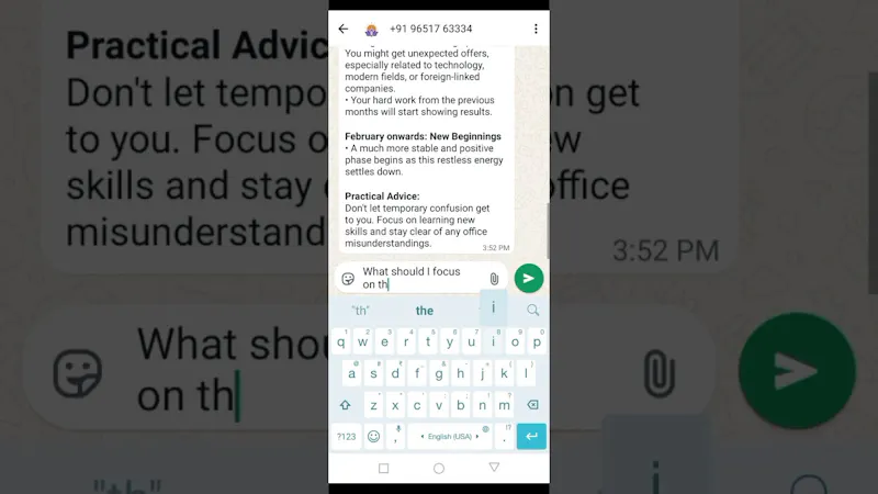 DishaBot screenshot 1 (video preview)