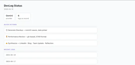 DevLog — Your Engineering Brain gallery image