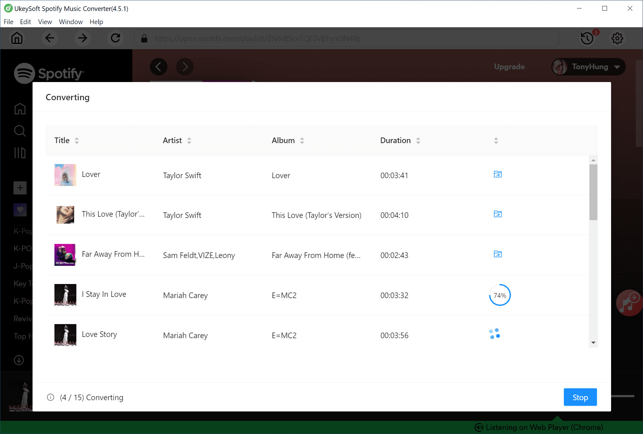 Ukeysoft Spotify Music Converter - Ваш лучший инструмент для конвертации музыки Spotify в mp3 медиа 1