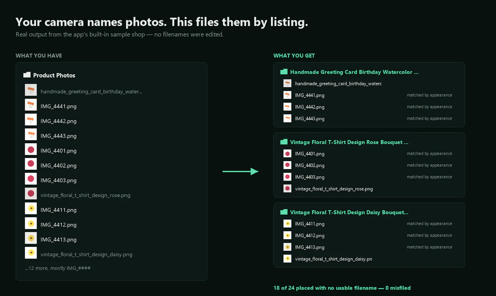 Etsy Photo Organizer screenshot 1