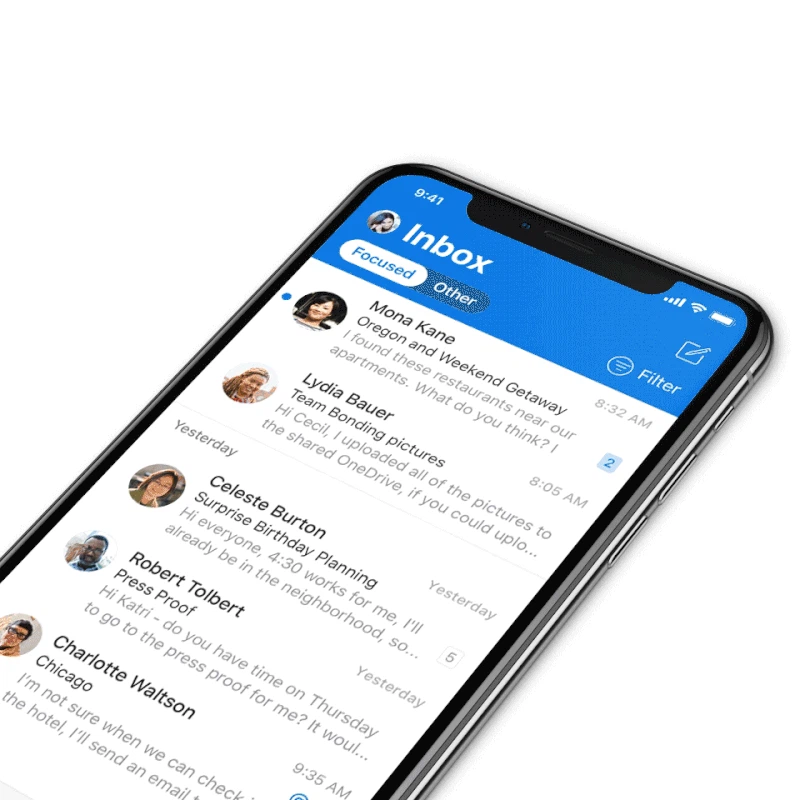 New Outlook Mobile Apps