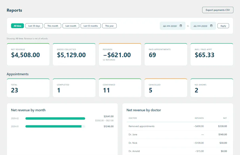 Alnora - Booking for Private Clinics screenshot 6