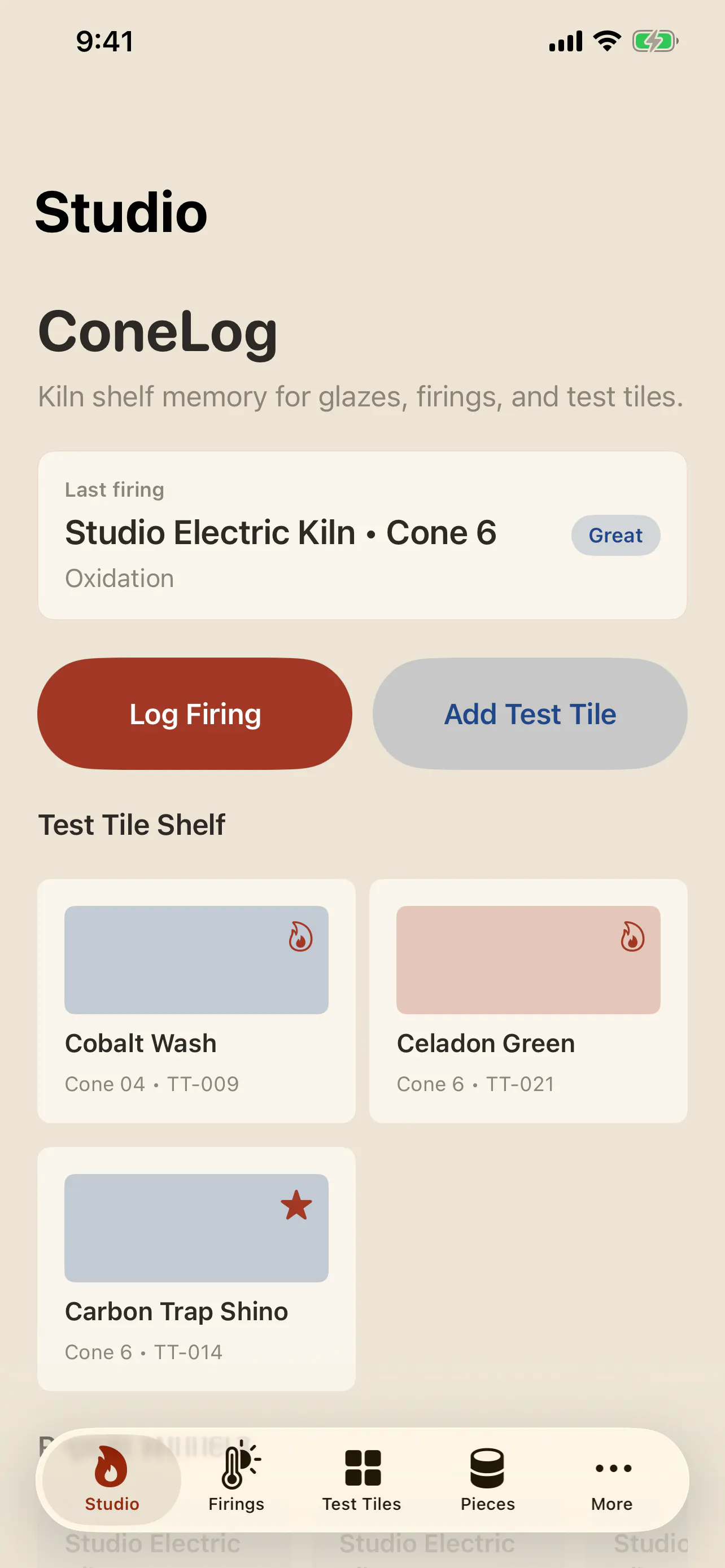 ConeLog: Pottery Kiln Notes gallery image