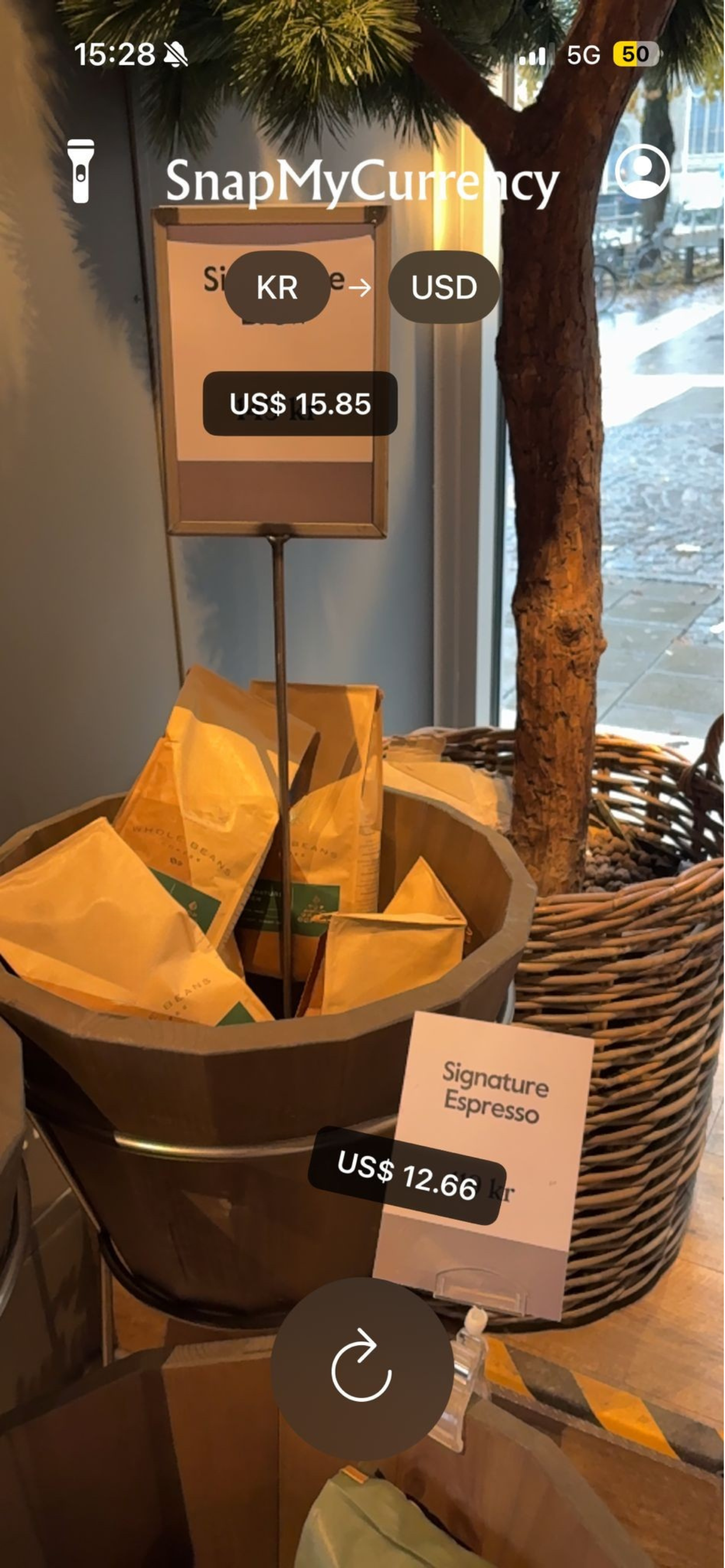 SnapMyCurrency - AR Currency Conversion gallery image