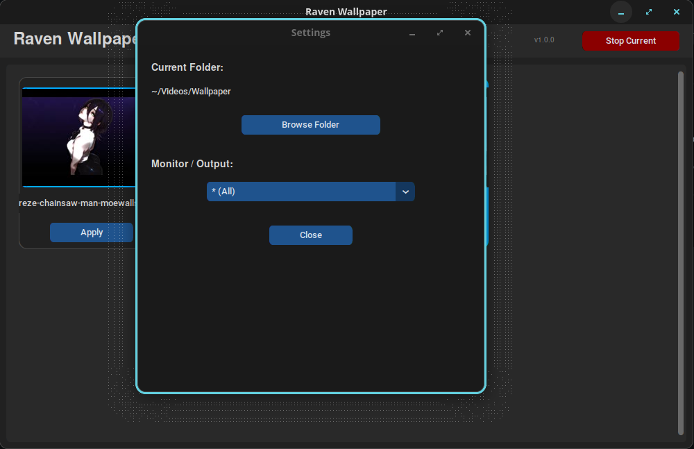 Raven wallpaper - Screenshot 2 showing product features and functionality
