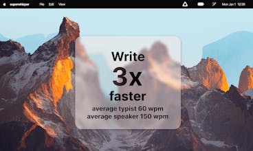 Иллюстрация секундомера, показывающего трехкратное увеличение скорости, отражающее повышение производительности при письме со скоростью 150 слов в минуту.