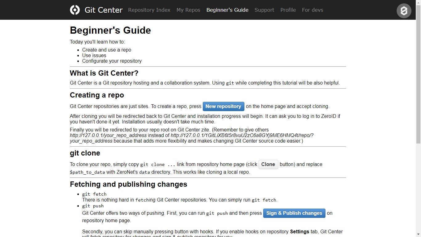 Git Center gallery image
