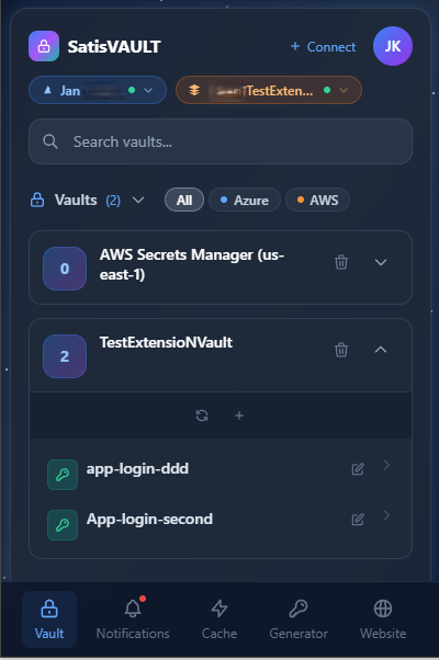 SatisVault - Screenshot 2 showing product features and functionality