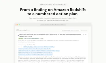 DecisionBox for Amazon Redshift gallery image