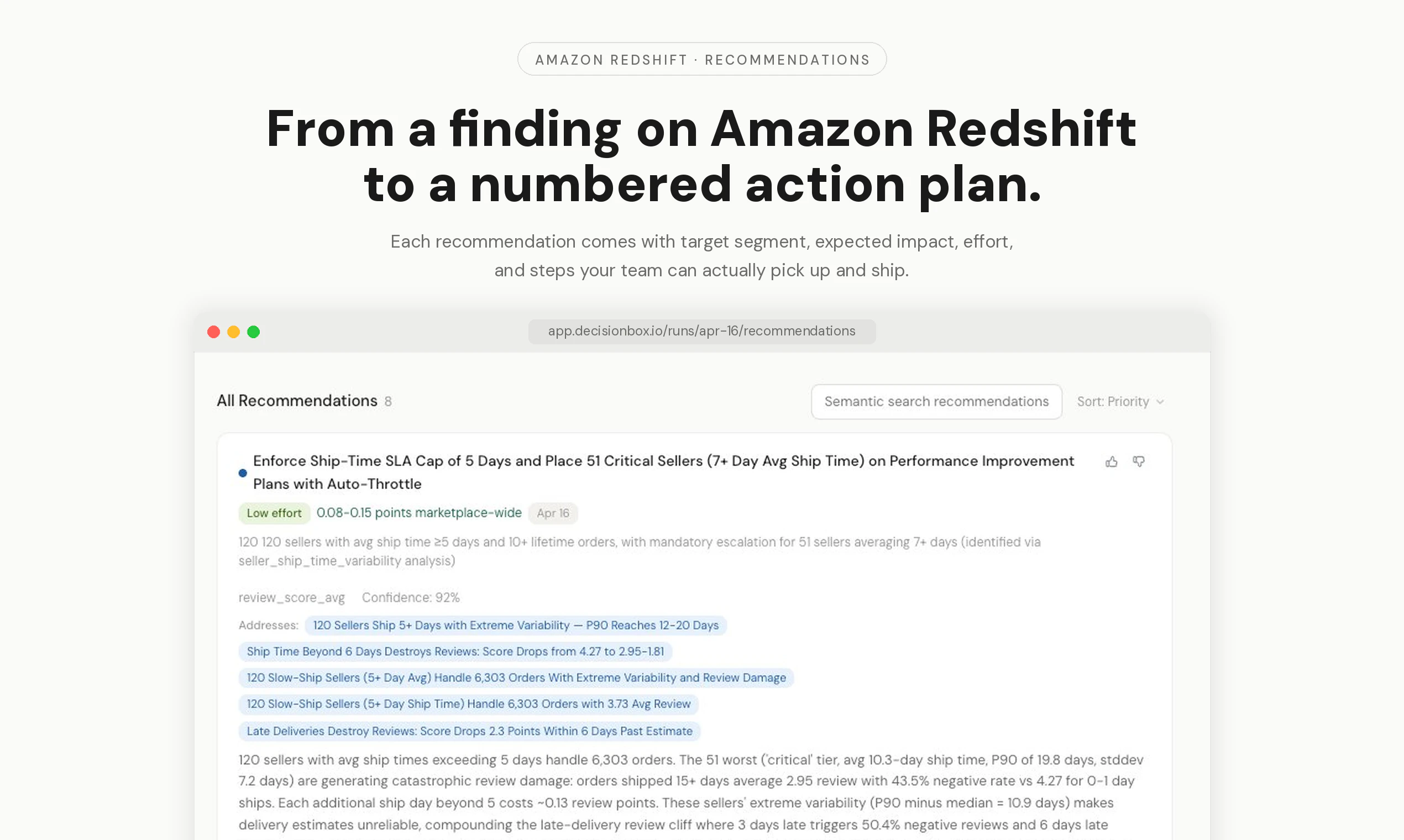 DecisionBox for Amazon Redshift screenshot 5