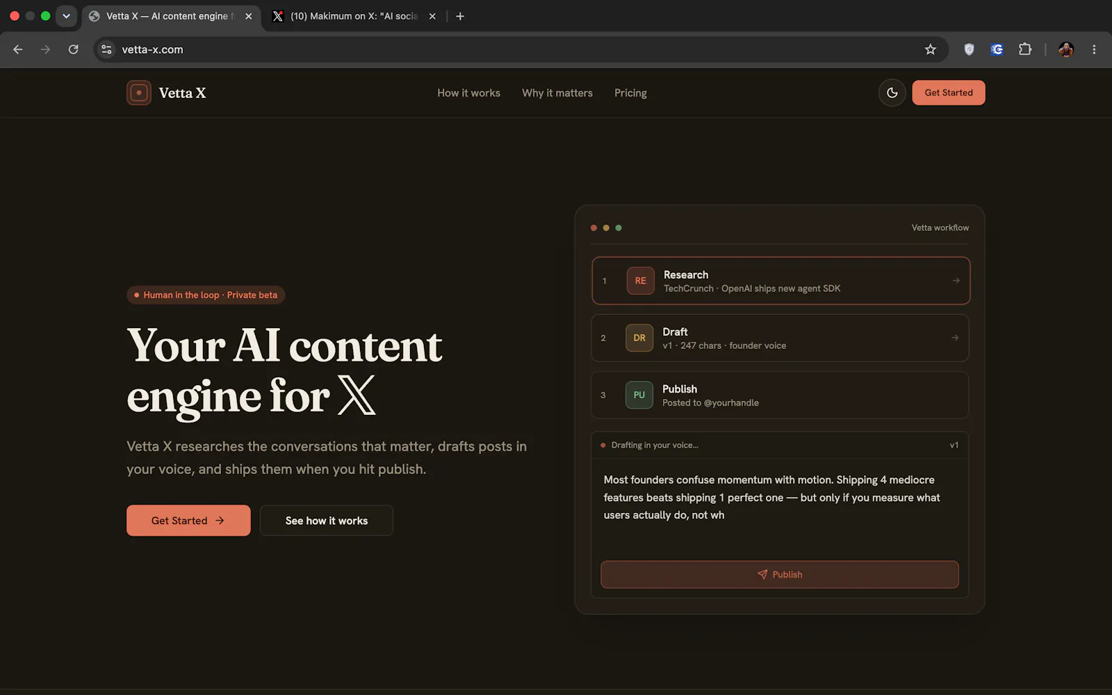 Vetta X screenshot 3