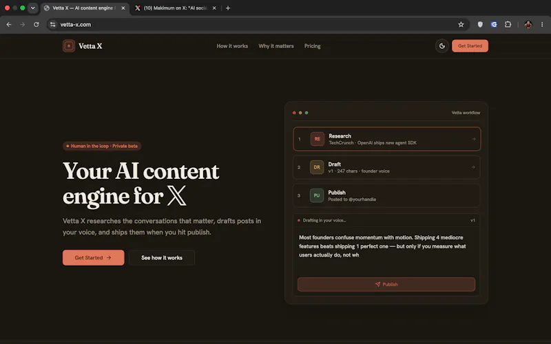 Vetta X screenshot 3