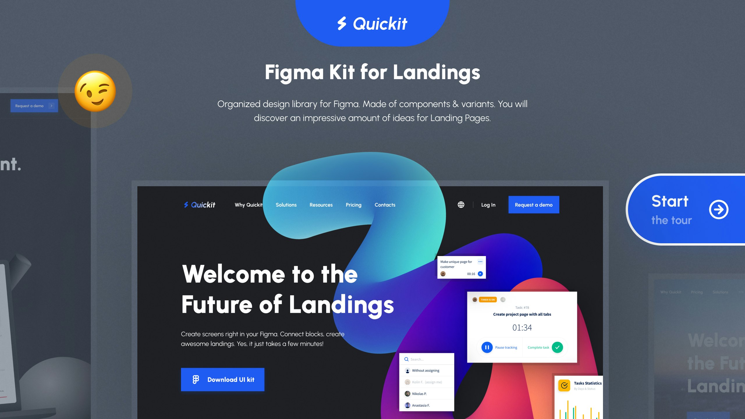Quickit  - 登陸頁面的無花果套件 media 1