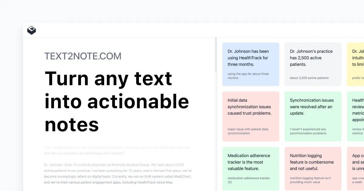 Text2Note