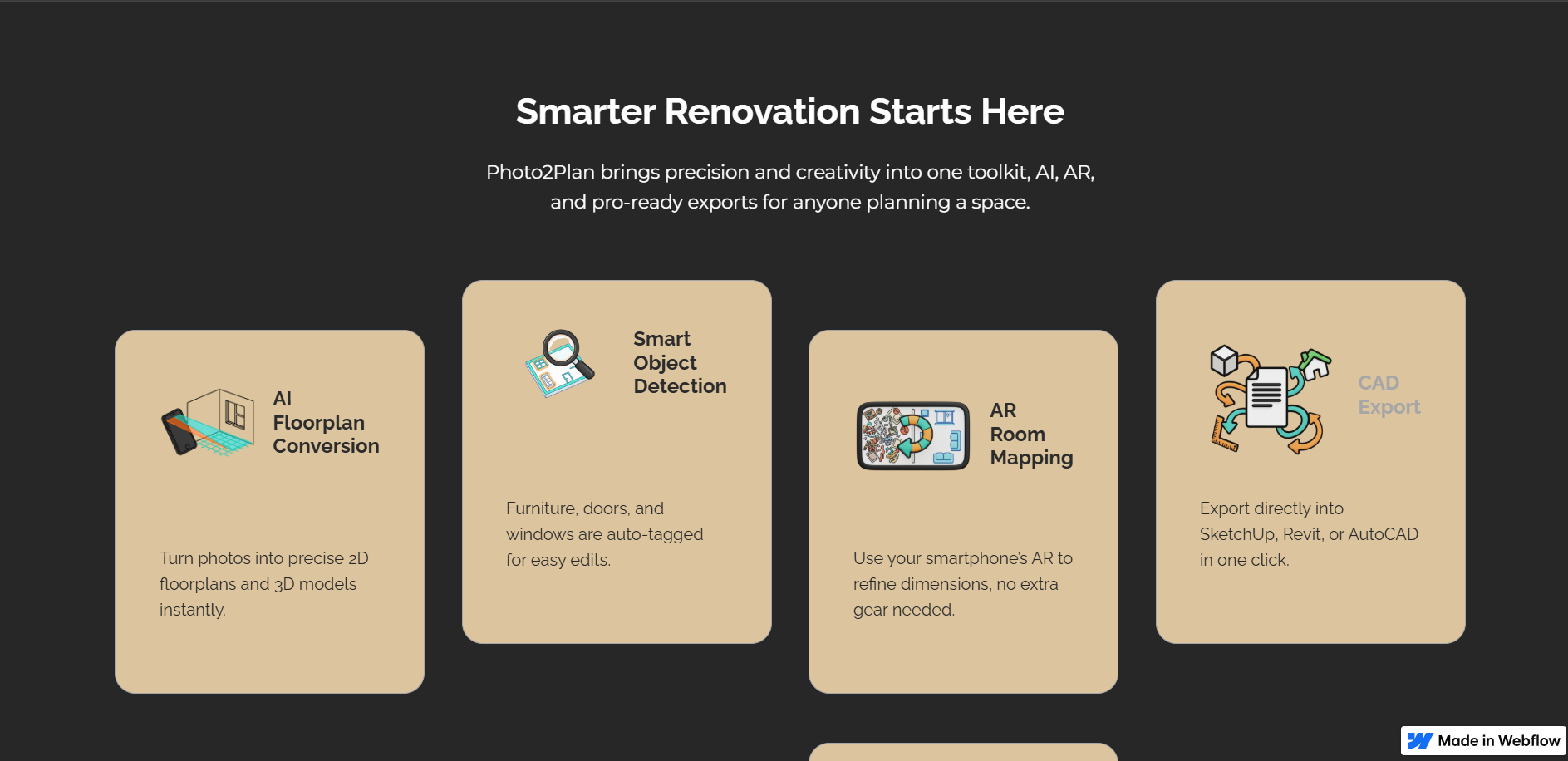 photo2plan - Screenshot 2 showing product features and functionality