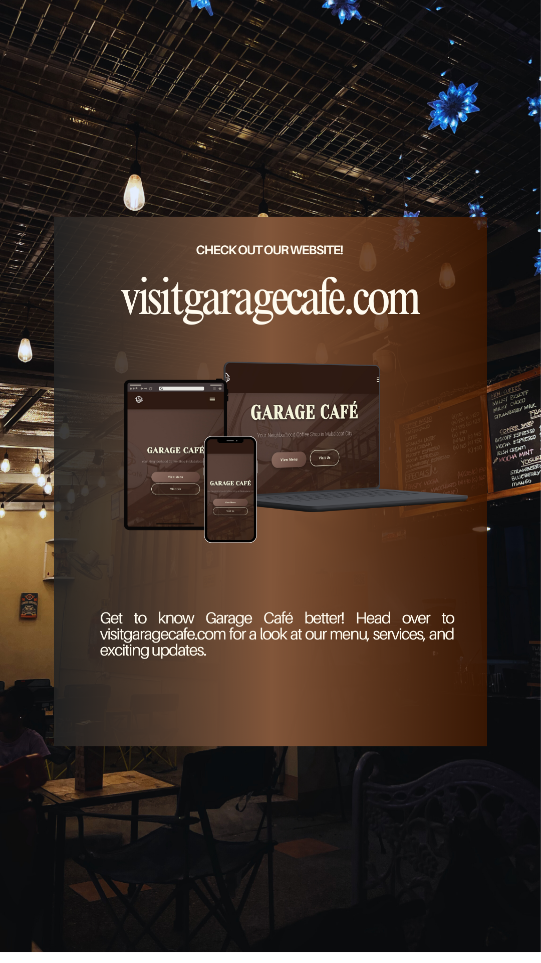 Garage Café - Screenshot 2 showing product features and functionality