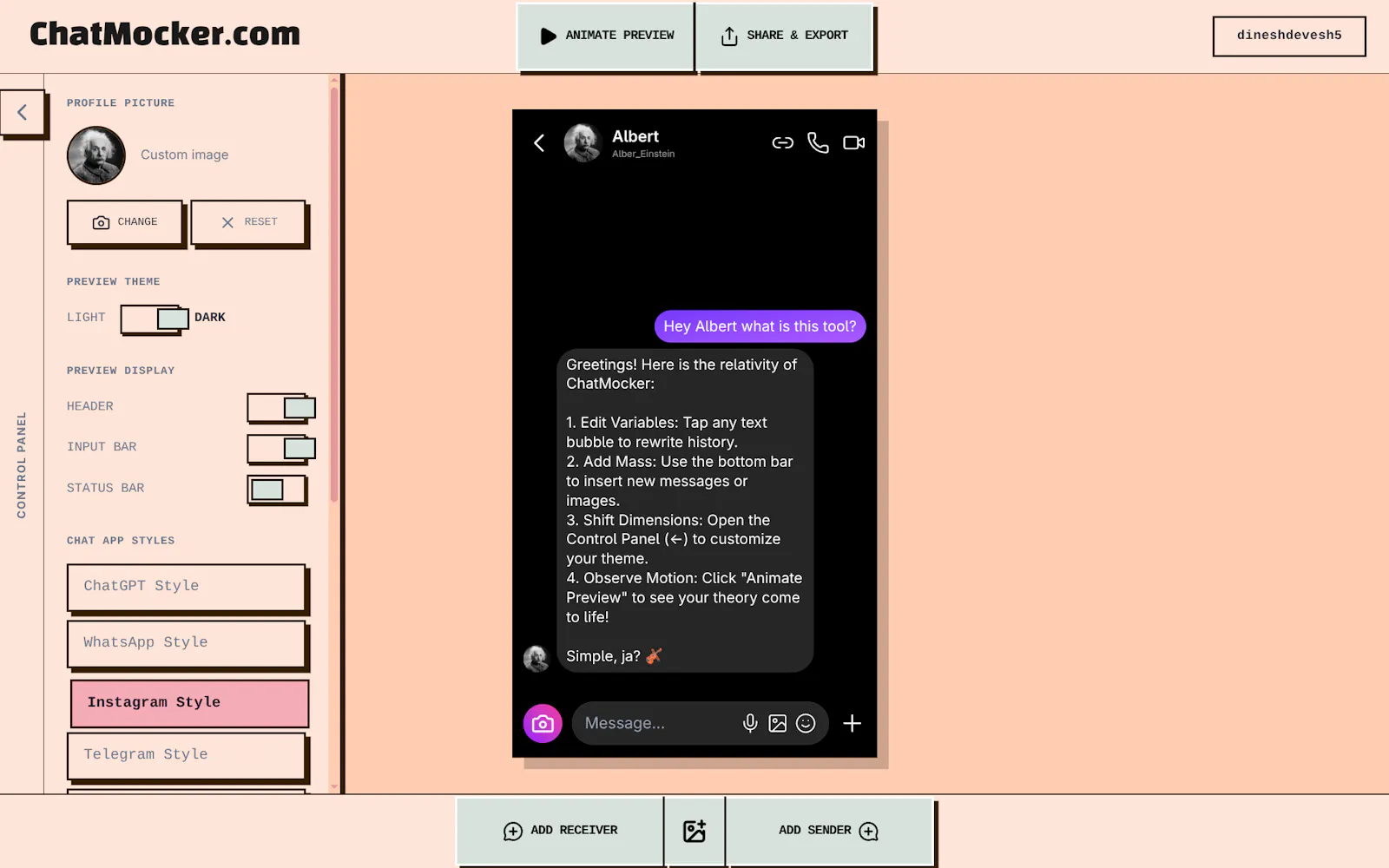 ChatMocker.com screenshot 3