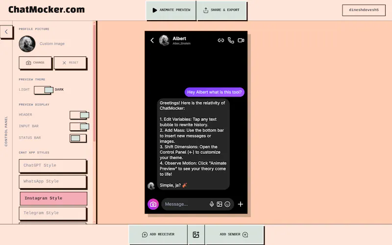 ChatMocker.com screenshot 3