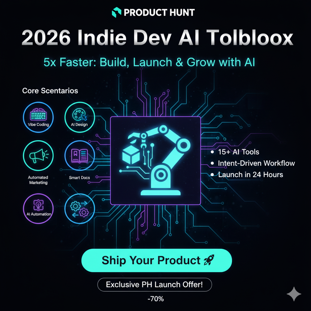 2026 独立开发 AI 工具箱：从 Idea 到 Launch 的全栈加速方案