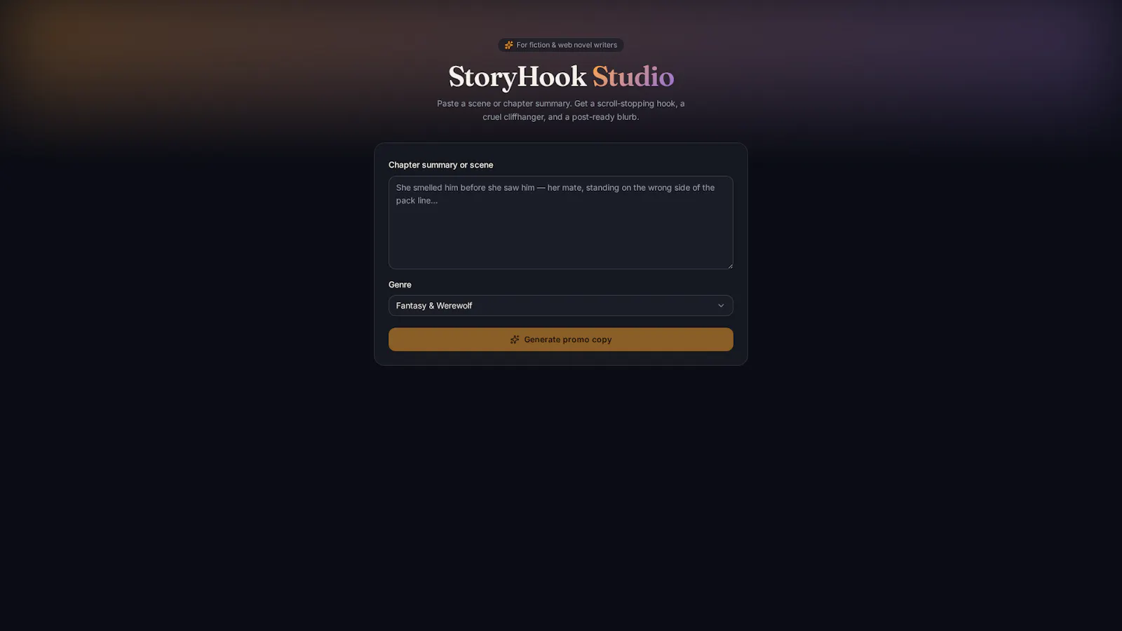 ​StoryHook Studio screenshot 1