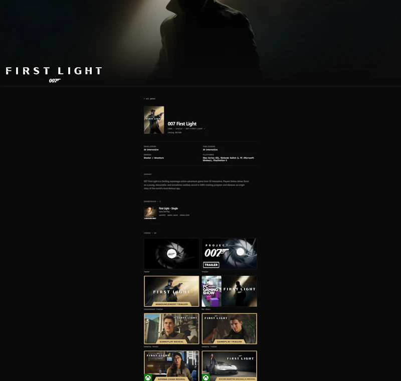 OSTDB screenshot 1