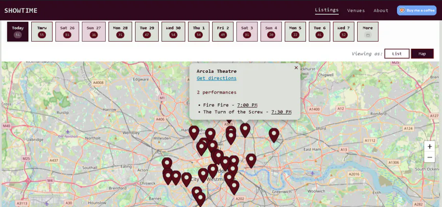 SHOWTIME · Theatre Directory gallery image