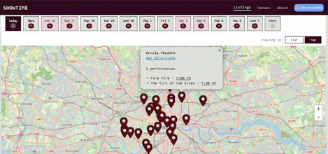 SHOWTIME · Theatre Directory gallery image