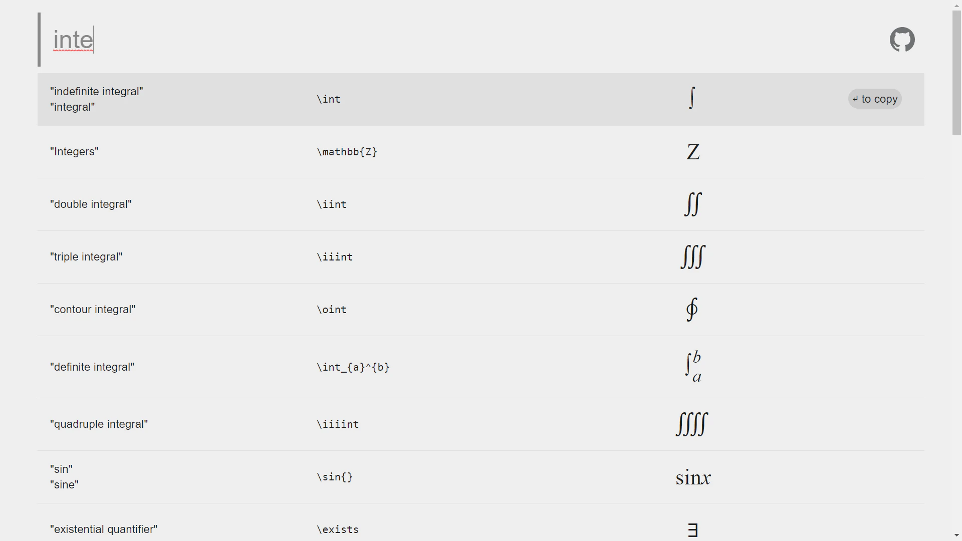 LaTeX Search Image