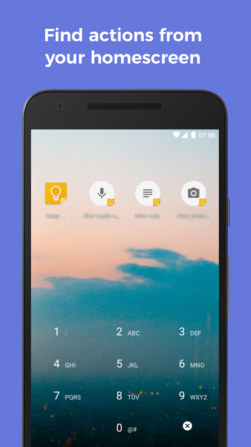 Peek launcher gallery image
