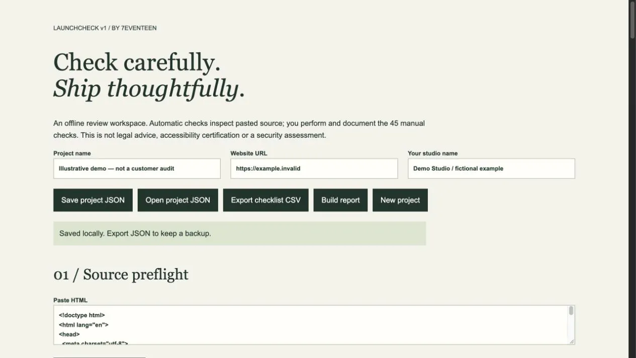 LaunchCheck by 7eventeen gallery image