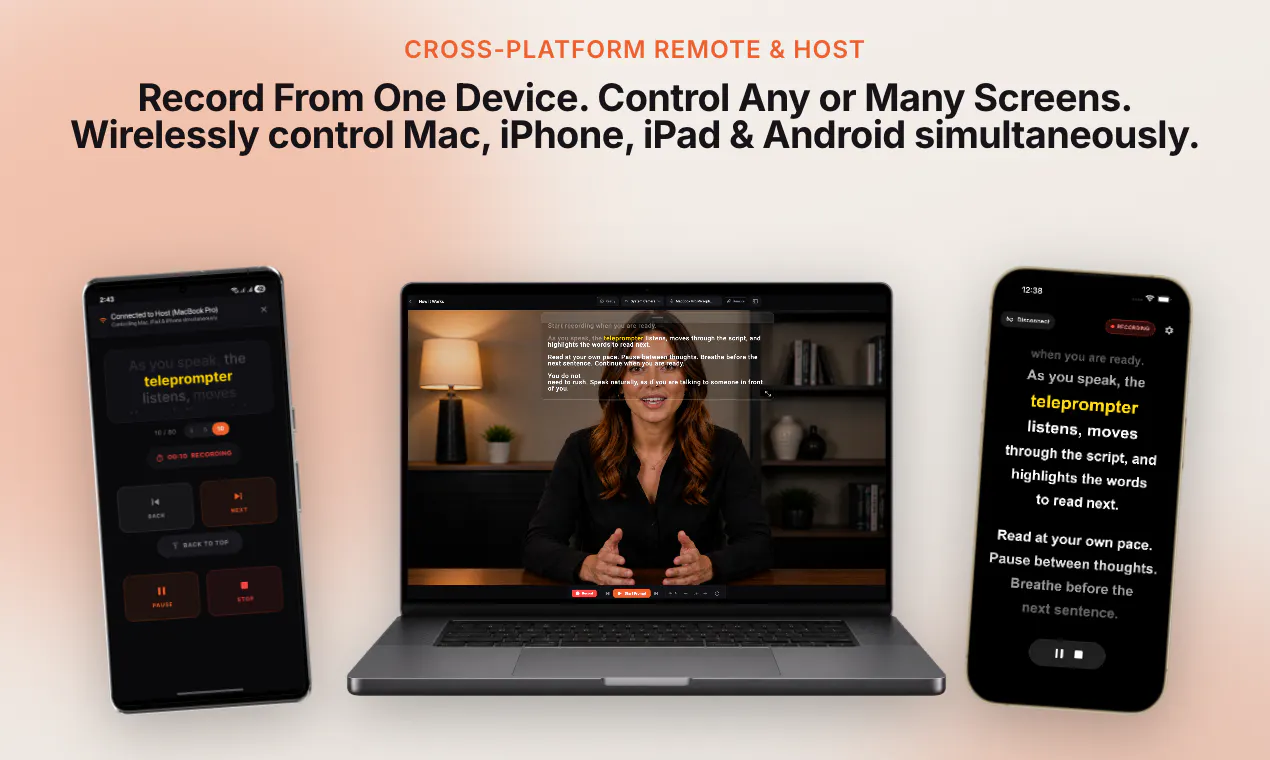 VoiceSync AI Teleprompter gallery image
