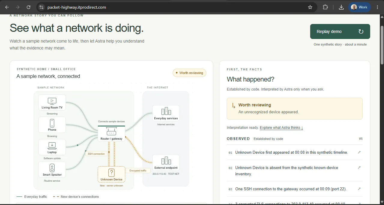 Packet Highway | Network Investigator gallery image