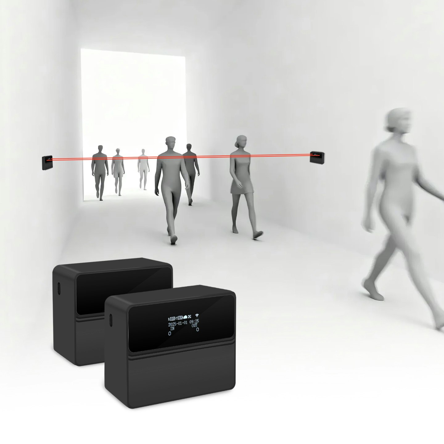 Infrared people counting gallery image