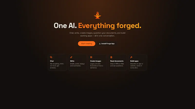 Forge AI screenshot 1