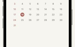 Clendar - a minimal calendar app media 2