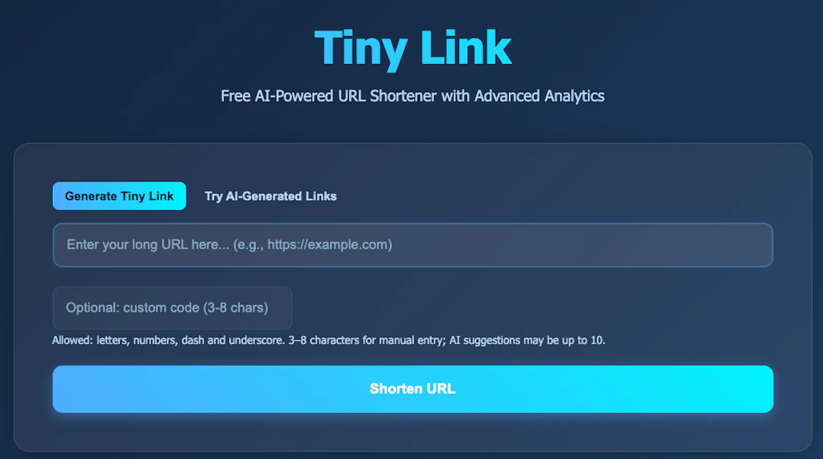 Tiny Link screenshot 3