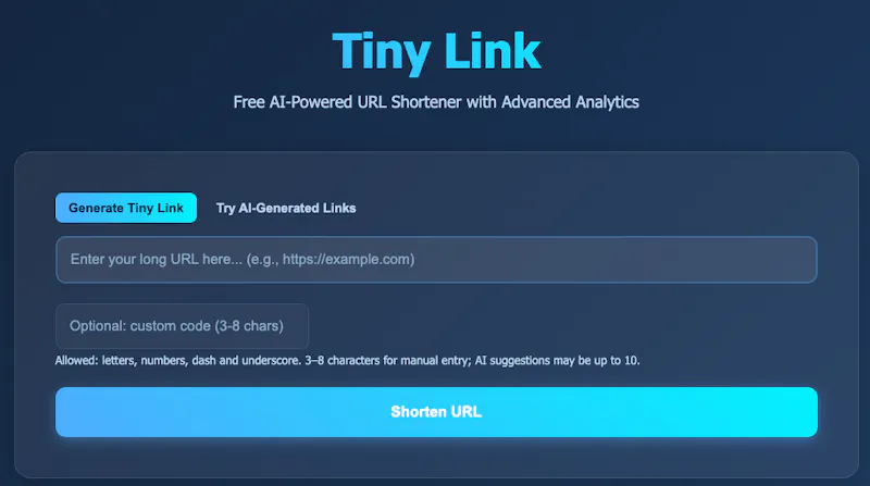 Tiny Link screenshot 3
