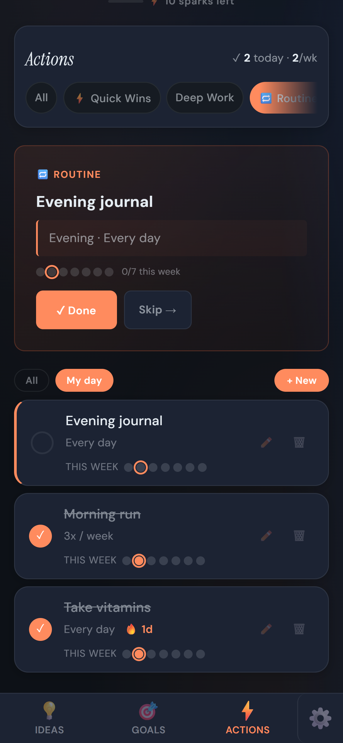 Spark! A todo list that writes itself gallery image