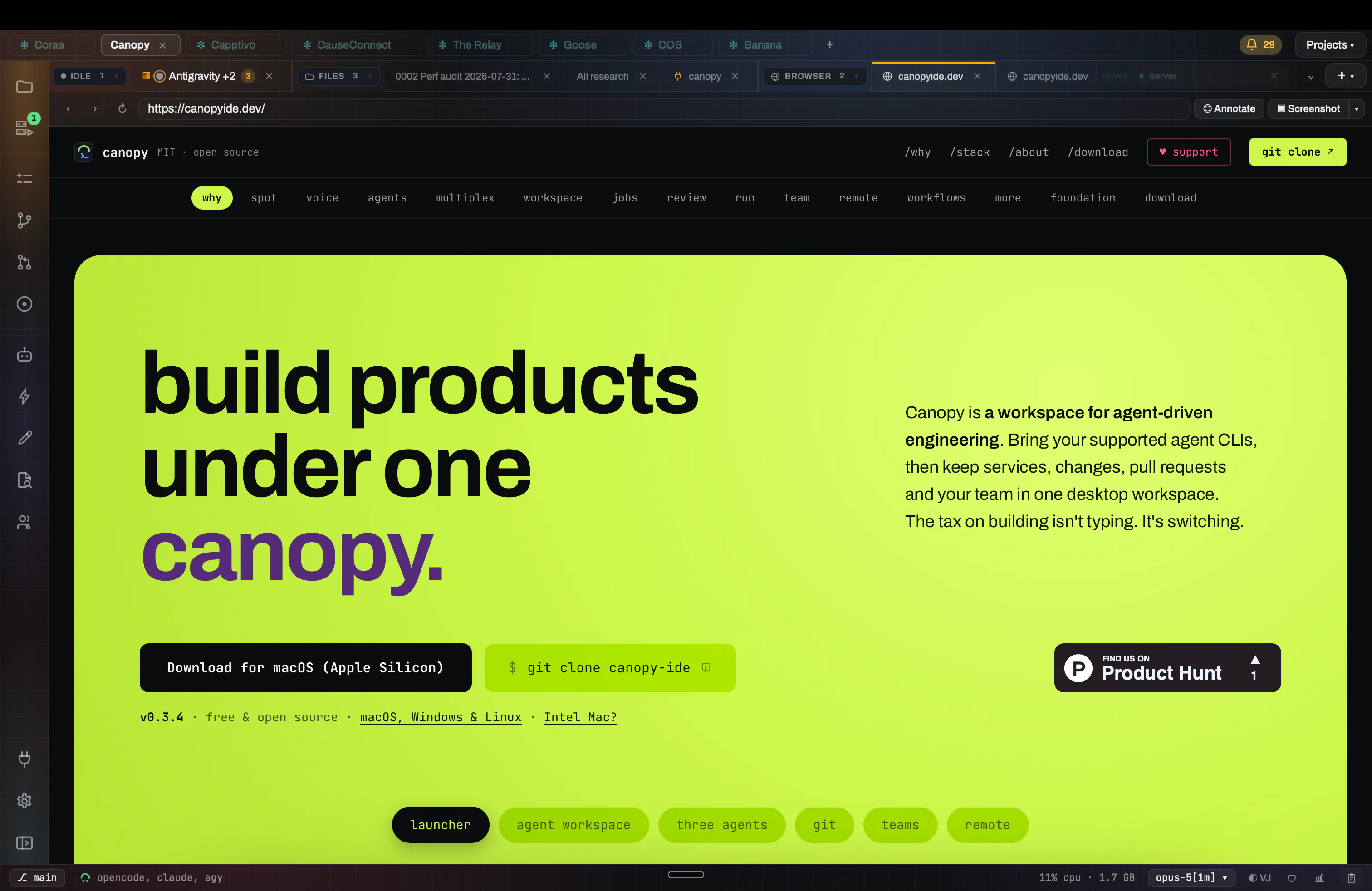 Canopy IDE gallery image