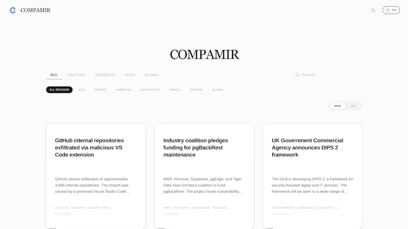 COMPAMIR screenshot 2