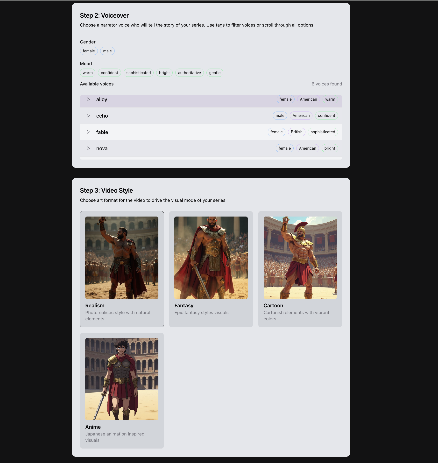 Média Ninja sans visage - Créer des vidéos sans visage AI pour Tiktok, YT Shorts & Ig Reels 3