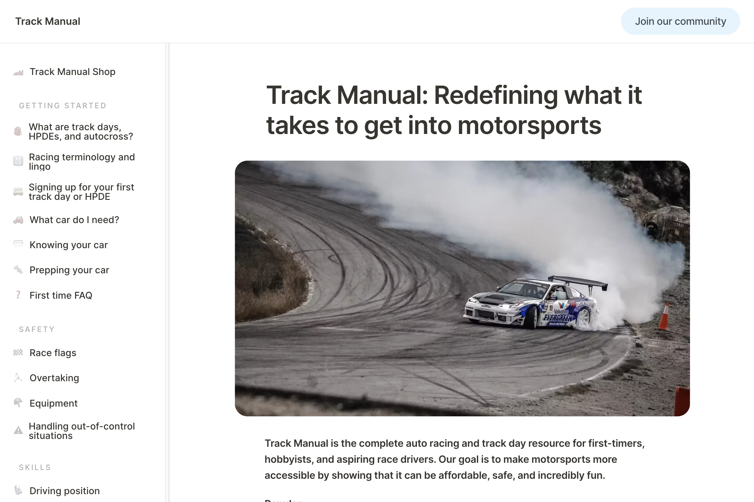 Média Manuel de piste - Le guide ultime pour amener votre voiture dans un circuit 1