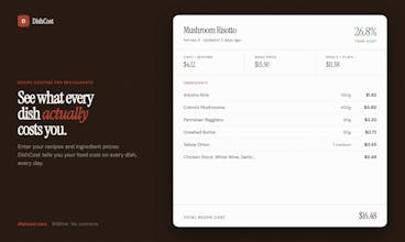 DishCost gallery image