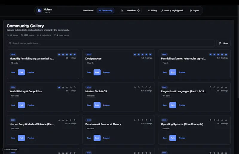 Notum - Smart active recall screenshot 6