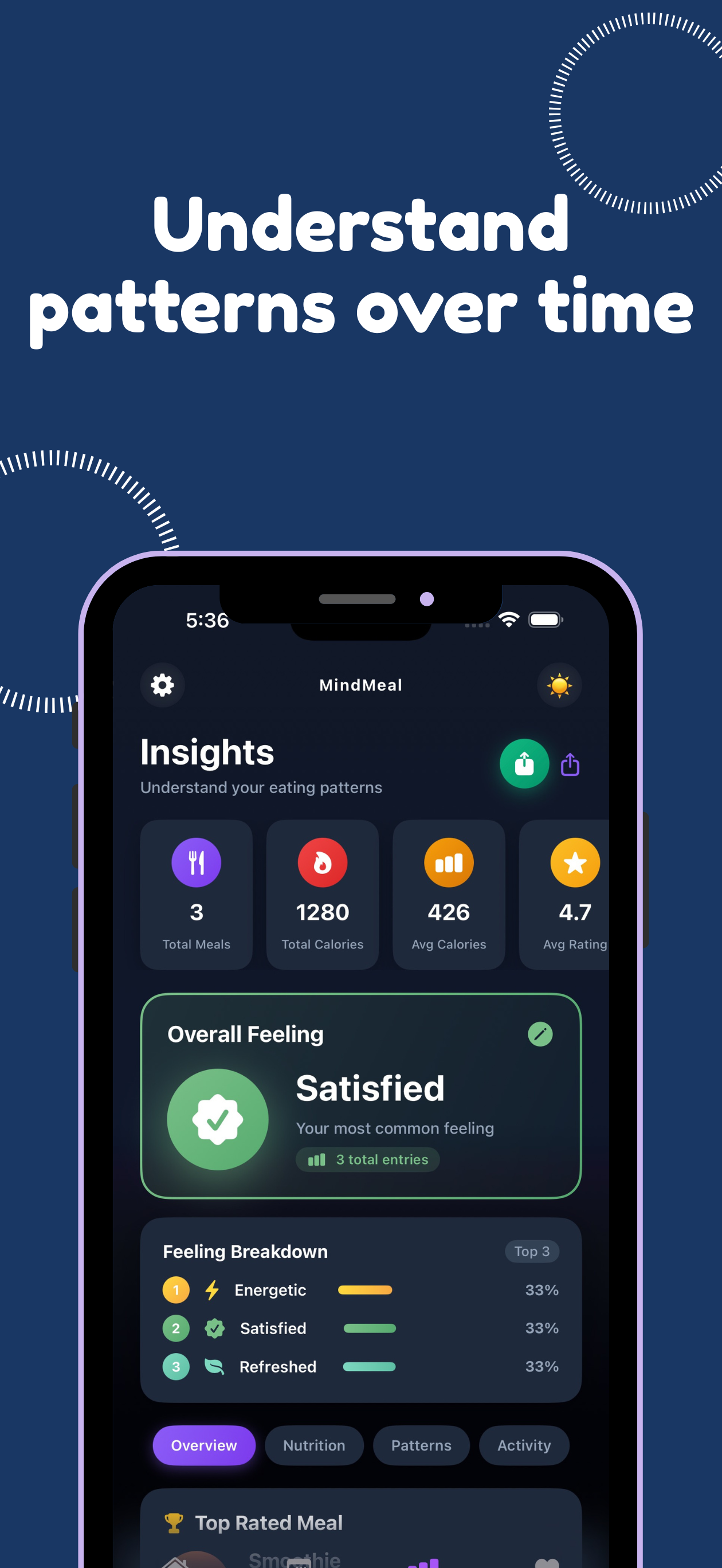 Mind Meal – Food & Mood Tracker gallery image