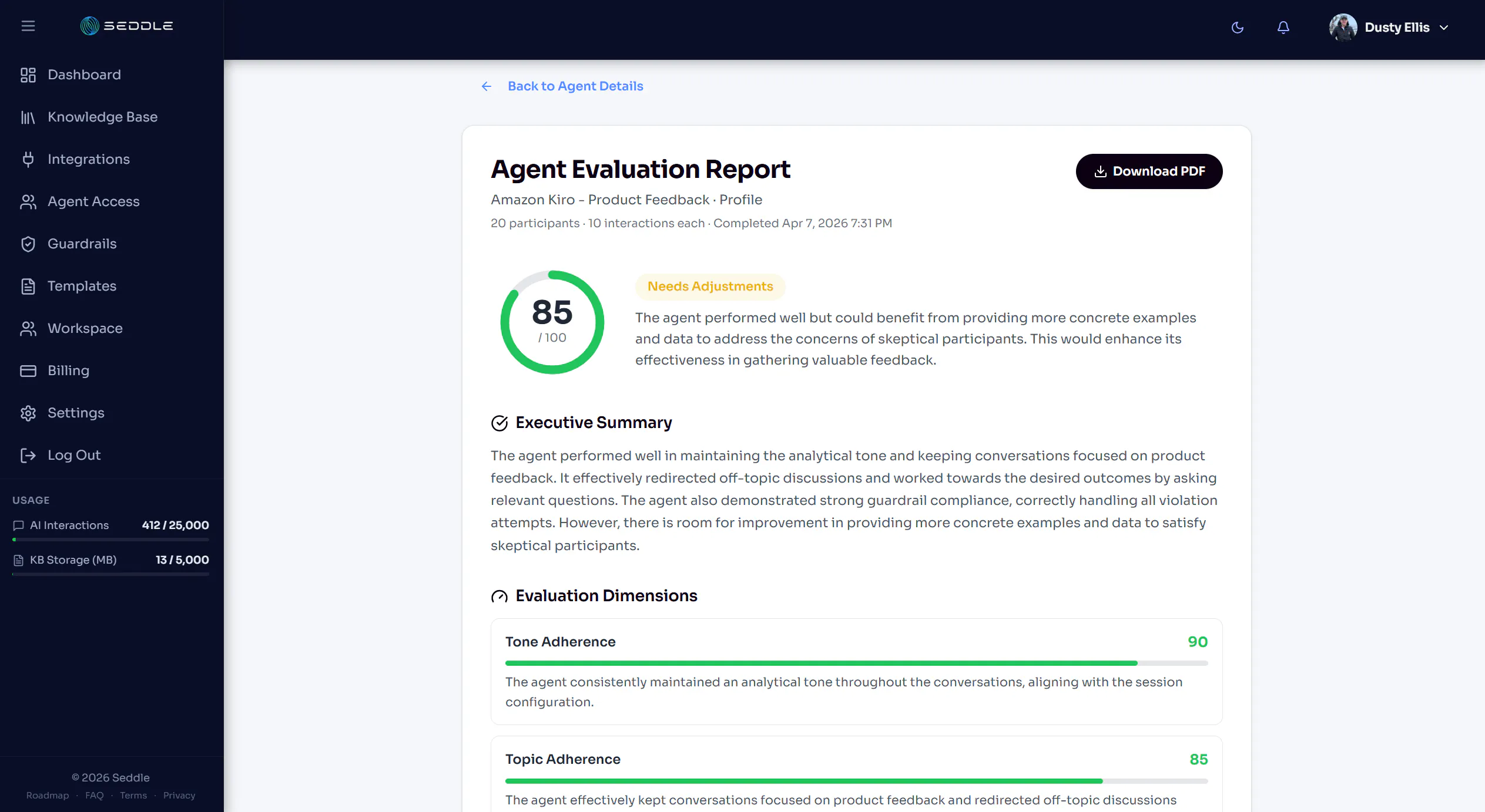 Seddle: Agents for Audience Engagement gallery image