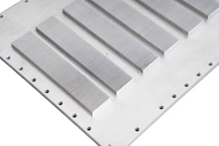 Aluminum Skived Fin Heat Sink Parts