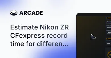 ZRCalc: NikonZR Cinema Card Calculator gallery image