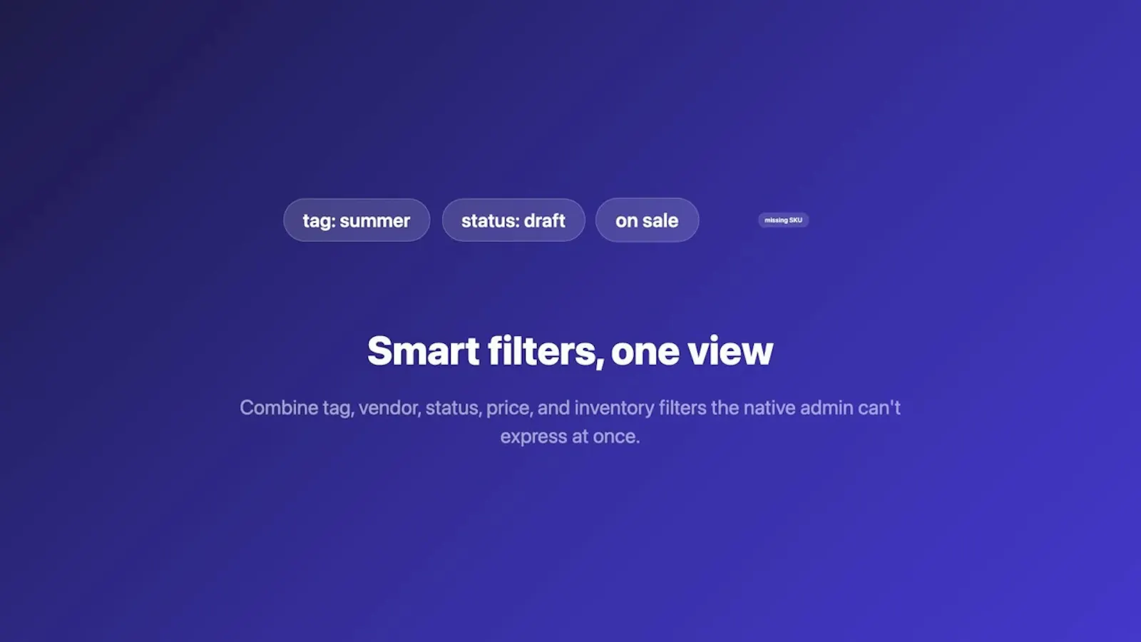 BulkSheet - Shopify Bulk Product Editor screenshot 1 (video preview)